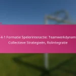 3-2-4-1 Formatie Spelerinteractie: Teamwerkdynamiek, Collectieve Strategieën, Rolintegratie