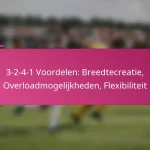 3-2-4-1 Voordelen: Breedtecreatie, Overloadmogelijkheden, Flexibiliteit