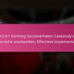 3-2-4-1 Vorming Succesverhalen: Casestudy’s, Historische voorbeelden, Effectieve implementaties
